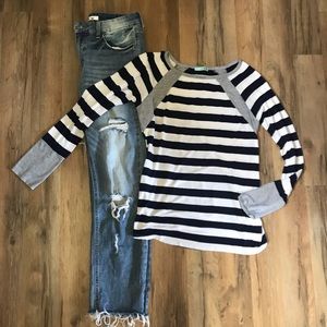 Rugby Striped Shirt | Size Medium